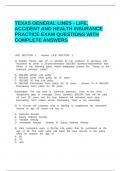 PACKAGE DEALM FOR TX - LAH05 - General Lines - Life&comma; QUESTIONS WITH COMPLETE ANSWERS