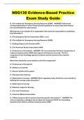 NSG130 Evidence-Based Practice Exam Study Guide 