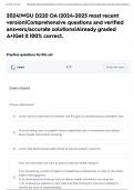 2024&vert;WGU D220 OA &vert;2024-2025 most recent version&vert;Comprehensive questions and verified answers&sol;accurate solutions&vert;Already graded A&plus;&vert;Get it 100&percnt; correct&period;