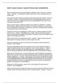 MICR 4423 EXAM 2 QUESTIONS AND ANSWERS