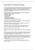 MICR 4423 UNIT 6 REVIEW QUESTIONS