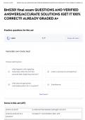 BMS301 final exam QUESTIONS AND VERIFIED ANSWERS&sol;ACCURATE SOLUTIONS &vert;GET IT 100&percnt; CORRECT&excl;&excl; ALREADY GRADED A&plus;