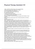 Physical Therapy Assistant 151 QUESTIONS AND CORRECT DETAILED ANSWERS WITH RATIONALES 2025&sol;2026 &lpar;VERIFIED ANSWERS&rpar; &vert;ALREADY GRADED A&plus;