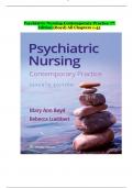 Psychiatric Nursing-Contemporary Practice 7th Edition &lpar;Boyd&rpar; All Chapters 1-43