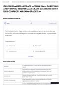 IDRL 320 Final &vert;2024 UPDATE &vert;ACTUAL EXAM QUESTIONS AND VERIFIED ANSWERS&sol;ACCURATE SOLUTIONS &vert;GET IT 100&percnt; CORRECT&excl;&excl; ALREADY GRADED A&plus;
