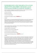PATHO HESI EXIT LATEST 2024-2025 ACTUAL EXAM  150 QUESTINS AND CORRECT DETAILED ANSWERS  WITH accurate FEEDBACK &vert;ALREADY GRADED A&plus; 