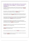 PATHO HESI EXIT LATEST 2024-2024 ACTUAL EXAM 5 250 QUESTINS AND CORRECT ANSWERS&rpar; &vert;ALREADY GRADED A&plus; 