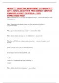 WGU C777 OBJECTIVE ASSESSMENT 2 EXAM LATEST WITH ACTUAL QUESTIONS AND CORRECT VERIFIED ANSWERS ALREADY GRADED A&plus; 100&percnt; GUARANTEED PASS&excl;