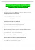 Phlebotomy Certification exam Questions and Correct Answers &lpar;100&percnt; COMPLETE ANSWERS&rpar; ALREADY GRADED A&plus; &vert; 100&percnt; satisfaction guarantee
