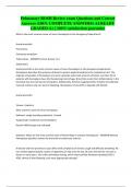 Pulmonary ROSH Review exam Questions and Correct Answers &lpar;100&percnt; COMPLETE ANSWERS&rpar; ALREADY GRADED A&plus; &vert; 100&percnt; satisfaction guarantee