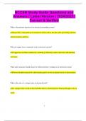 NCCER Study Guide Questions and Answers &vert; Latest Version &vert; 2024&sol;2025 &vert;  Correct & Verified