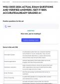 WGU D033 2024 ACTUAL EXAM QUESTIONS AND VERIFIED ANSWERS &sol;GET IT 100&percnt; ACCURATE&vert;ALREADY GRADED A&plus;