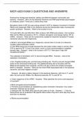 MICR 4423 EXAM 3 QUESTIONS AND ANSWERS