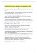 Medical Interpreters Module 1 Review Exam 2023