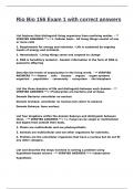 Rio Bio 156 Exam 1 with correct answers