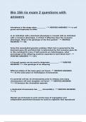 Bio 156 rio exam 2 questions with answers