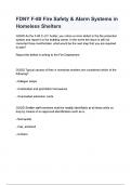 FDNY F-80 Fire Safety & Alarm Systems in Homeless Shelters questions and answers