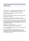 Cogito Fundamentals COG170 Questions and answers&period;