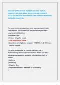 HESI EXIT EXAM REVIEW NEWEST 2024&sol;2025 ACTUAL  COMPLETE 400 REAL EXAM QUESTIONS AND CORRECT  DETAILED ANSWERS WITH RATIONALES &lpar;VERIFIED ANSWERS&rpar;  &vert;ALREADY GRADED A&plus;