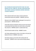 NAIL TECHNICIAN EXAM AND PRACTICE EXAM 2024 &sol;2025  NEWEST&excl;&excl;ACTUAL COMPLETE 300 REAL EXAM QUESTIONS  AND CORRECT DETAILED ANSWERS &lpar;VERIFIED ANSWERS&rpar;  &vert;ALREADY GRADED A&plus;