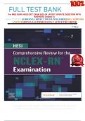 &Tab;              FULL TEST BANK For MED SURG HESI EXIT EXAM 2023-24 LATEST UPDATE QUESTION WITH ANSWERS Graded A&plus;     