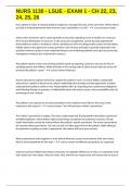 NURS 1130 - LSUE - EXAM 1 - CH 22&comma; 23&comma; 24&comma; 25&comma; 26 questions and answers 2024&sol;2025