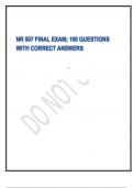 Exam &lpar;elaborations&rpar; NR 507 2