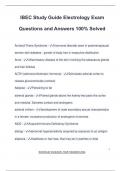 IBEC EXAM PACKAGE DEAL QUESTIONS AND VERIFIED ANSWERS 100&percnt; GUARANTEED PASS &vert; LATEST UPDATE
