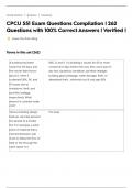 CPCU 551 Exam Questions Compilation &vert; 262 Questions with 100&percnt; Correct Answers &vert; Verified &vert;