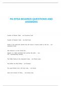PA EFDA BOARDS QUESTIONS AND ANSWERS&period;