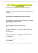 NSC 170 Exam 4 Questions with 100&percnt; Verified Correct Answers