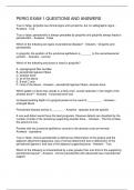 PERIO EXAM 1 QUESTIONS AND ANSWERS
