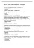 PERIO EXAM QUESTIONS AND ANSWERS