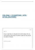 COIL EXAM &vert; 118 QUESTIONS &vert; WITH ACTUAL SOLUTIONS&excl;&excl;