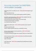 SITUATIONAL JUDGEMENT TEST QUESTIONS WITH CORRECT ANSWERS 
