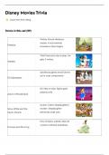 Disney Movies Trivia