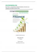 Solution Manual For Basic Finance An Introduction to Financial Institutions&comma; Investments&comma; and Management&comma; 11th Edition By Herbert Mayo