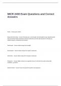 MICR 2430 Exam Questions and Correct Answers