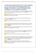 ATI URINARY ELIMINATION EXAM LATEST 2024-2025  ACTUAL EXAM TEST BANK 200 QUESTIONS AND  CORRECT DETAILED ANSWERS WITH RATIONALES &lpar;VERIFIED ANSWERS&rpar; &vert;ALREADY GRADED A&plus;  
