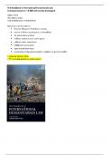 The Handbook of International Humanitarian Law 4th edition 2024 - All lectures &plus; summary chapters 1 - 6 &plus; 55 questions and answers &sol; University Groningen