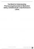 Test Bank for Understanding Pharmacology Essentials for Medication Safety&comma; 3rd Edition by M&period; Linda Workman & LaCharity