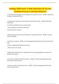 biology 2350 exam 3 with Questions & Correct Verified Answers&vert; Already Rated A&plus;