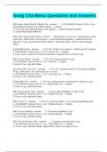 Gong Cha Menu Questions and Answers