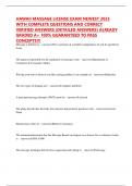 HAWAII MASSAGE LICENSE EXAM NEWEST 2025 WITH COMPLETE QUESTIONS AND CORRECT VERIFIED ANSWERS &lpar;DETAILED ANSWERS&rpar; ALREADY GRADED A&plus; 100&percnt; GUARANTEED TO PASS CONCEPTS&excl;&excl;&excl;