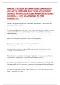 PMK-EE E7 CAREER INFORMATION EXAM NEWEST 2025 WITH COMPLETE QUESTIONS AND CORRECT VERIFIED ANSWERS &lpar;DETAILED ANSWERS&rpar; ALREADY GRADED A&plus; 100&percnt; GUARANTEED TO PASS CONCEPTS&excl;&excl;&excl;