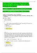 Test Bank for Understanding Pharmacology Essentials for Medication Safety&comma; 3rd Edition by M&period; Linda Workman & LaCharity