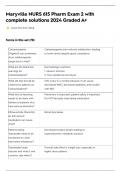 Maryville NURS 615 Pharm Exam 2 with complete solutions 2024 Graded A&plus;