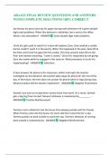 ABA 622 FINAL REVIEW QUESTIONS AND ANSWERS WITH COMPLETE SOLUTIONS 100&percnt; CORRECT 