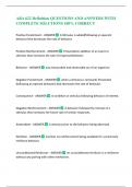 ABA 622 Definition QUESTIONS AND ANSWERS WITH COMPLETE SOLUTIONS 100&percnt; CORRECT 