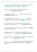 ABA 622 - Deck 2 QUESTIONS AND ANSWERS WITH COMPLETE SOLUTIONS 100&percnt; CORRECT 